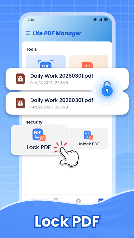 Lite PDF Manager Screenshot - PDF Tools